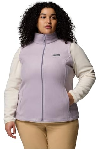 Columbia Womens Benton Springs Fleece Vest, Shale Purple, Small