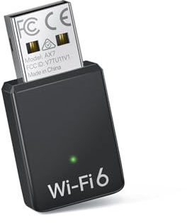 BrosTrend Wi-Fi 6 AX900 Mini Linux WiFi Dongle for Ubuntu, Debian, Mint, Zorin, Raspberry Pi OS, Kubuntu, PureOS, MATE, Windows etc., Wireless USB WiFi Adapter Dual Band 5GHz + 2.4GHz, WPA3, USB 2.0