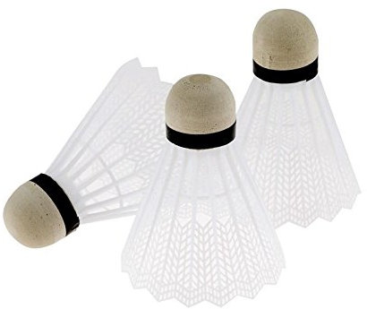 Nylon Badmintonball Federball 3 Stück