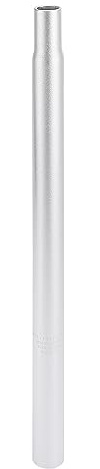X AUTOHAUX Bicycle Seat Post 25.4x450mm Aluminum Seatpost Silver Tone