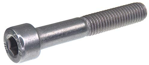 SECCARO Zylinderschraube M10 x 60 mm, Edelstahl V2A VA A2, DIN 912 / ISO 4762, Innensechskant, Teilgewinde, 20 Stück