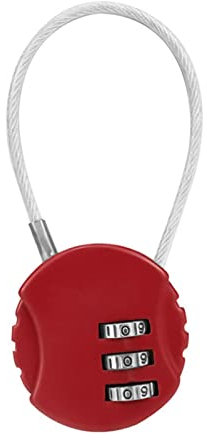 Mehrzweck Diebstahlsicherung Rücksetzbares Kombinations Reisekabelschloss Für Fahrrad Roller Reißfestes Helmschloss