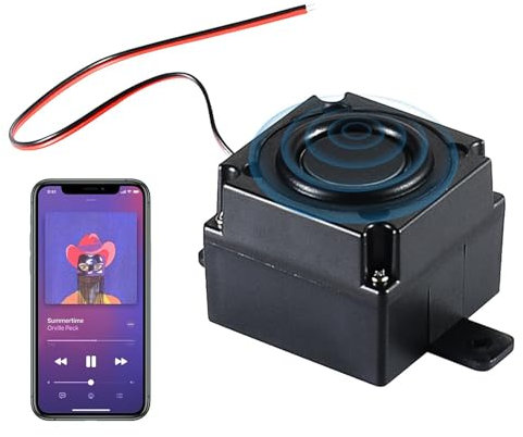 Altavoz de conducción, Bass Shaker - Transductor de altavoces de resonancia de sonido claro | Dispositivo de audio anti-vibración, subwoofer pequeño, dispositivo electrónico para salas de estar, dormi