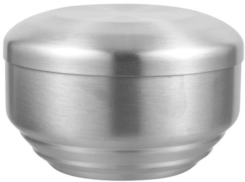 Holibanna Ciotola Per Zuppa in Acciaio Con Coperchio Ciotola Per Riso Multiuso La Zuppa Da Cucina