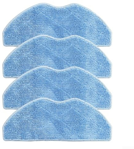 Eawfgtuw 4/10 Pack Replacement Mop Cloths, Reusable Cleaning Pads for Serie 75 S+ Robot Vacuum Cleaner, Washable Reusable Floor Cleaning Pads, Floor Wiper Cloth(4 PACK)