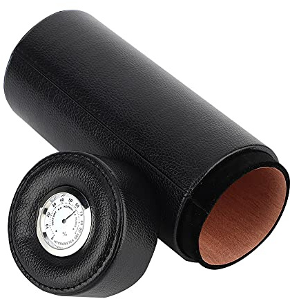 Akozon Akozon Vintage Handgjorda Förvaringsbox för Träsmycken Dekorativ Bokstil med Pu-lädertryck för Böcker och Tillbehör (Svart)