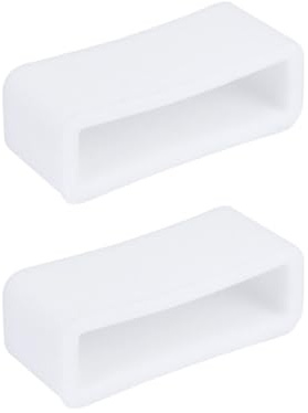 Hemobllo Anillos De Banda De Reloj 2 Piezas Soporte Flexible De Silicona Para Correa De Reloj 21Mm Y 22Mm Accesorios Móviles De Posicionamiento Fácil De Instalar Y Uso Prolongado