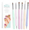 AIMEILI 6 Stücke Nail Art Brush Gel Nagellack Nail Art Design Painting Tools Set