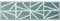 Glary Home 15er Set Stufenmatten 22cm x 71cm x 1.2cm Treppenteppich Selbstklebend / GH39A-WT (Dreiecksmuster, Weiß - Blaugrün)