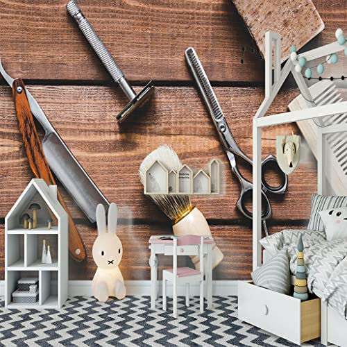 Papel pintado fotográfico Vintage & Tijeras Tamaño:W350CMxH256CM mural de papel pintado moderno, decoración de pósteres de pared