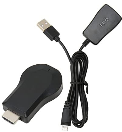 1080P Wireless HDMI Display Adapter, WiFi Mobile Screen Mirroring Receiver, Unterstützt Airplay/Miracast/DLNA, Streaming von Video/Audio auf TV/, für Android