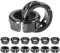 Qrity 20 Piezas Pasacables de Plástico, Protector de Ojales para Cables, 16mm Pasacables, Tapa Pasacables para Proteger Cables