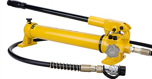 SUPAIDM Pompe hydraulique Manuelle 900cc, Pompe à Main hydraulique Portable, Pompe à Pression d'huile, Pompe à Huile hydraulique, Pompe à Circuit Unique cp-700