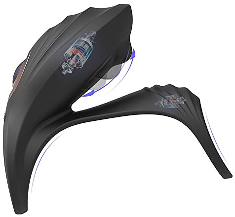 Penisring Dual Cockringe Vibratoren für Männer, Silikon Cockring Hodenringe Dehnbar, Wasserdicht Penis Klitoris Stimulator mit 10 Vibrationsmodi Erotik Sexspielzeug für Männer und Paare
