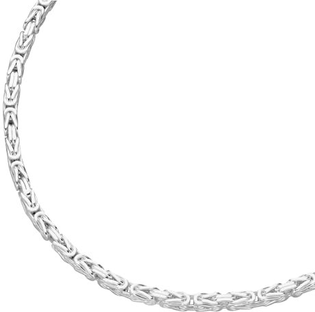 Smart Jewel Kette Königskette Massiv, Silber 925 Silber, 45 Cm 925 Sterling Silber