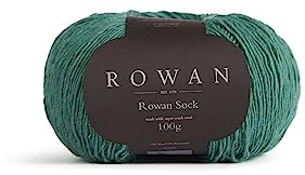 Rowan Ovillo de lana para calcetines, esmeralda (009), 100 g