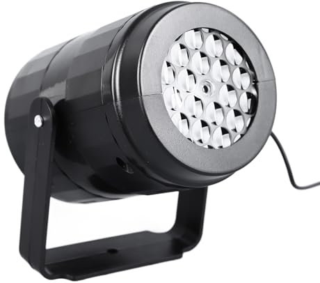 Bewinner Proiettore di Fiocchi di Neve di Natale, Proiettore di Luce a LED Girevole per Interni per Esterni, Luci Colorate Decorazioni Natalizie Ad Alta Definizione Illuminazione per