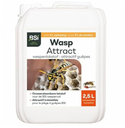 BSI - Attractif Puissant - Pour Piège A Guêpes Et Frelons - Adapté Aux Frelons Asiatiques - Naturel - 2,5L