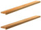 vidaXL Fensterbänke 2 Stk. Hellbraun 160x15x2 cm Massivholz Eiche, Fensterbrett, Holz Treppenstufe, Holz Fensterbrett, Fensterbank Eichenholz