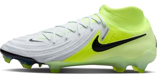 Nike High-Top-Fußballschuh Nike Phantom Luna 2 Elite Fg High-Top-Fußballschuh, Metallic Silver/Black-Volt, FJ2572-003, 43 EU (9.5 US)