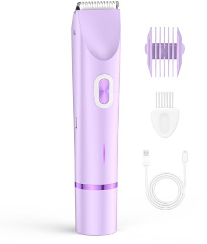 Gesichtshaarentferner für Frauen Gesichts-Haar-Entferner 2 in 1 Eletctric Rasierer Schmerzloser Haarentferner Frauen-Rasierer Rasierer für Pfirsichflaum Kinn Wange Oberlippe IPX7 Wasserdicht