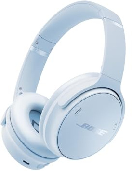 Bose QuietComfort Wireless Noise Cancelling Headphones, Bluetooth Over Ear Headphones with Up To 24 Hours of Battery Life, Ice Blue - Limited Edition