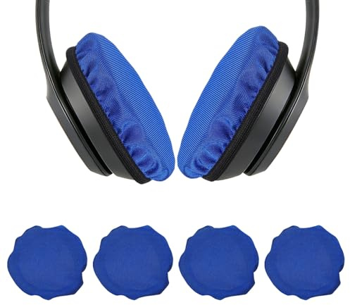 QUARKZMAN 2 Paia Di Cuffie Copri Padiglioni Auricolari (6cm-8.5cm) - Tessuto Universale Lavabile Allungabile Copertura Padiglioni Auricolari Per Palestra/Gaming Adatti A La Maggior
