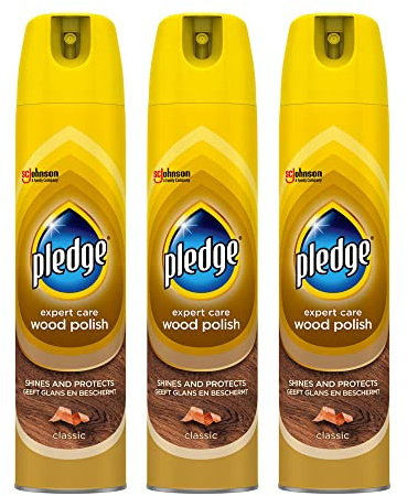 3 x 250ml Classic Furniture Polish Wood Cleaning Spray Dust Home