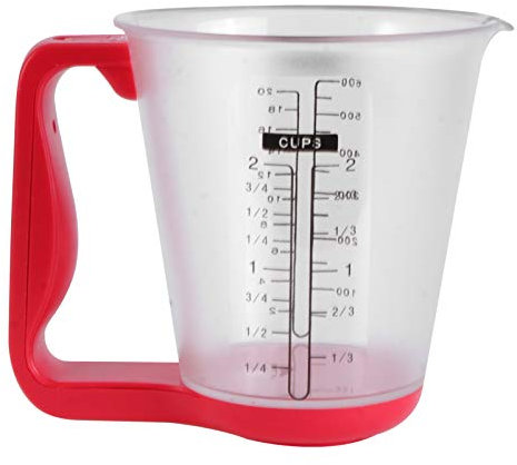 Cabilock 1000g Taza De Medición Digital Pantalla Lcd Vaso Multifuncional Para Cocina Medición Precisa De Líquidos y Sólidos Para Alimentos