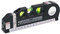 RUIZHI Niveau Laser, Outil Multifonction Mètre Ruban, 2.5 m Niveau Standard avec Laser et Règle Niveaux à Bulle