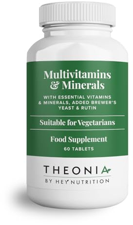 Theonia Advanced Multivitamin with Essential Nutrients - Immune Boosting, Prevent Vitamin Deficiencies & Energy Levels - Men & Women - 60 Capsules, Non-GMO, Vegetarian