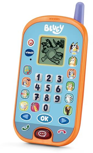 VTech Bluey Lernhandy – Mit den Originalstimmen von Bluey und Bingo und spannenden Lernspielen – Für Kinder von 3-6 Jahren
