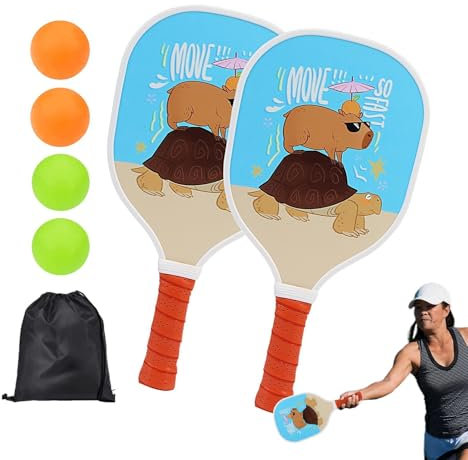 Ballschläger-Set mit Löchern und Aufbewahrungstasche – Außenloch-Ball-Set für Anfänger, große Schläger, Sportzubehör