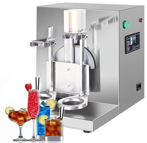 Electric Milk Tea Shaking Machine, Automatic Double Frame Milk Tea and Cocktail Shaker, 400r/min, 700ml Double Cups for Bubble Tea, Boba Tea, Juice, Coffee, Milk, Wine
