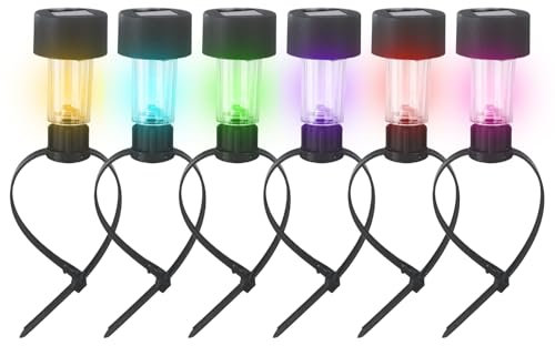 Genérico Luces Solares Piscina, 6 Piezas Luz Solar para Piscinas, Luz Piscina Solar, Luces de cerca, Impermeable con Banda Ajustable Luzs Decorativa para Terraza Patio Jardín Estanque