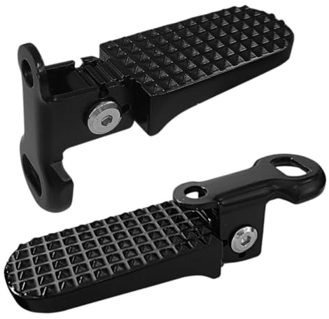 Yoiimiya Pedali Poggiapiedi per Biciclette, Mini Pioli del Piede Posteriore Pieghevole, Pedali per Bici per E-Bike per Mountain Bike