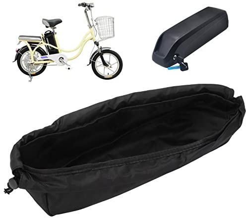 Cubierta Para La Lluvia De La Caja De Batería De Litio De E-Bike, Cubierta Antipolvo, Cubierta Protectora Antibarro, Cubierta Antipolvo Para La Boca Del Arnés De Bicicleta De Nieve | Funda protectora antibarro para bicicleta eléctrica, protege contra el frío y la suciedad