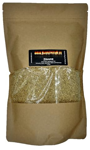 BBQ Smoking Flour 1 Litre Like Beech Hickory Whisky Sherry or Red Wine (Lemon)