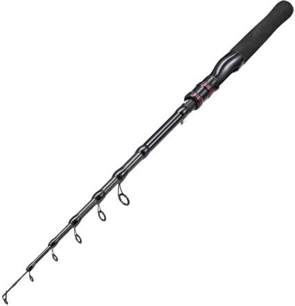 Canna da pesca telescopica, portatile, corta e pieghevole, canna da pesca combinata con canna da pesca telescopica, per uomini e donne (A)