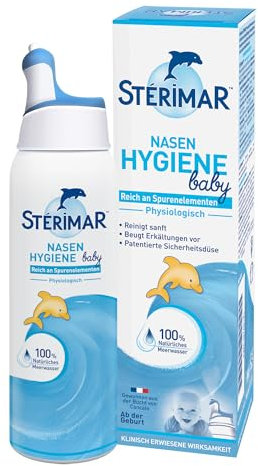 Stérimar Nasenhygiene Baby, Meerwasser-Nasenspray für Babys im Alter von 0 bis 3 Jahren, 100 ml