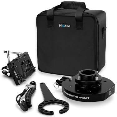 PROAIM Attacco Mitchell Elettromagnetico Sgancio Rapido per Rig Fotocamera