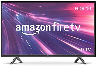 Like-New Amazon Fire TV 32 2-Series (newest model), HD smart TV with Fire TV Alexa Voice Remote, stream live TV without cable
