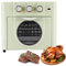 Electric Household Multi-function Oven, 18L Large-capacity Compact Air Fryer Oven with 3 Mechanical Knob, Air Fryer Toaster Oven Combo with Temperature Control & Timer, 360° Hot Air Circulation green