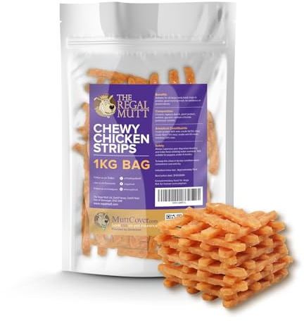 The Regal Mutt - Chewy Chicken Strips - 1kg Bag