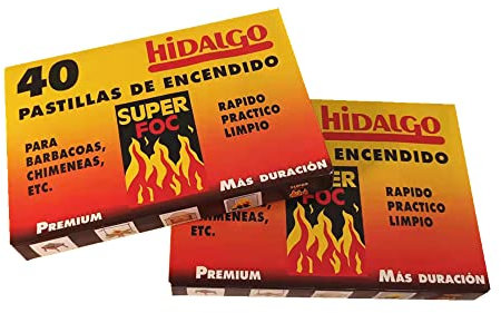 12 Cajas Pastillas de Encendido para encender Fuego Chimenea Estufas Barbacoas Firelighters (12)