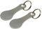 Extractor de carro de la compra de acero inoxidable, 2 anillos para llavero, moneda de la compra, llavero para carro de la compra, carro de la compra, accesorios prácticos