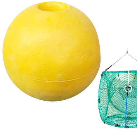Bojenball Für Boote,10cm Bootsboje, Schwimmendes Angelgerät |Schwimmbecken-Schaumstoff-Schwimmkörper für Aquakultur, Schwimmnetz, Käfig-Zugnetz, Fischernetz-Zubehör, Kajak-Ankerball, Drift-Ankerboje