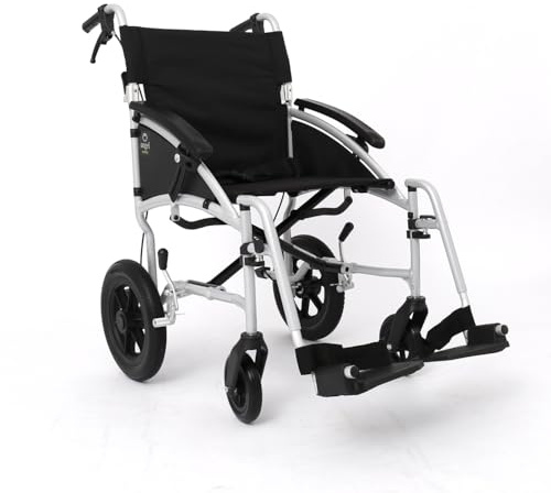 Angel Mobility Lightweight Folding Transit Aluminium Wheelchair, AMW0024
