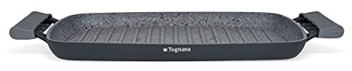 Tognana Ambiziosa Grill Rettangolare 2 Manici 37x28cm con Presine in silicone