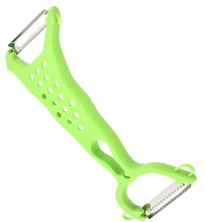 Râpe Légumes Double Face Éplucheur Multifonctionnel Éplucheur En Acier Inoxydable, Cutter De Fruits Et Légumes Pour La Préparation D'aliments 18,5x7,9x2cm